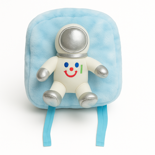 Magical Explorers: Unicorn & Astronaut Soft Fur Bag for Kids