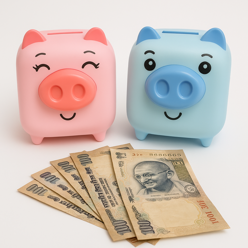 Coin Collector’s Piggy Bank (Pack of 2)