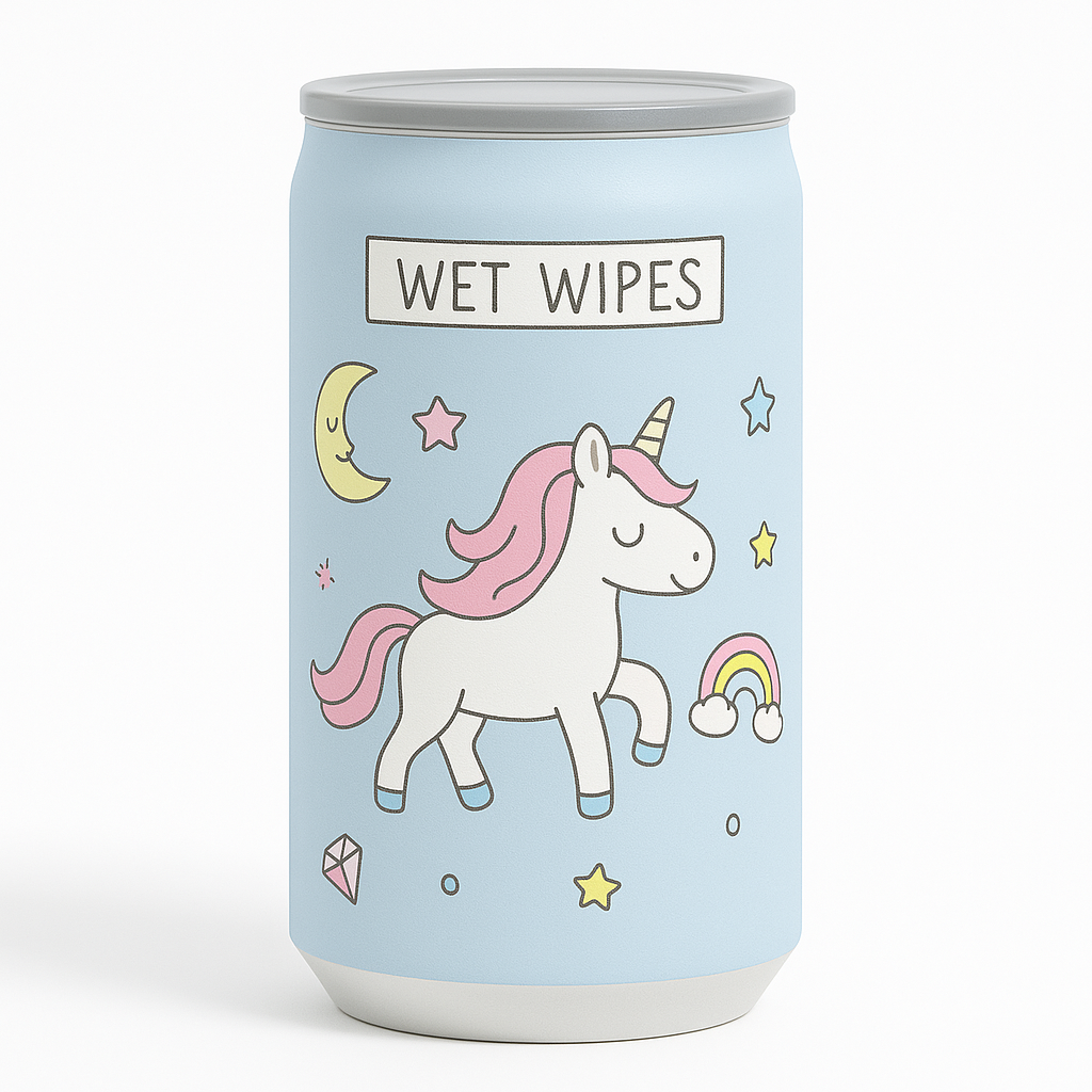 Tidy Tots: Travel Baby Wipes with Bag pack of 4
