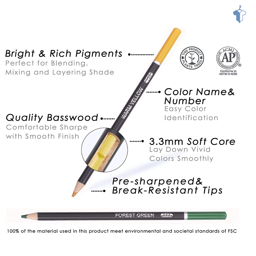 Magic Strokes – Bright & Safe Pencil Colors for Toddlers (72 pcs)
