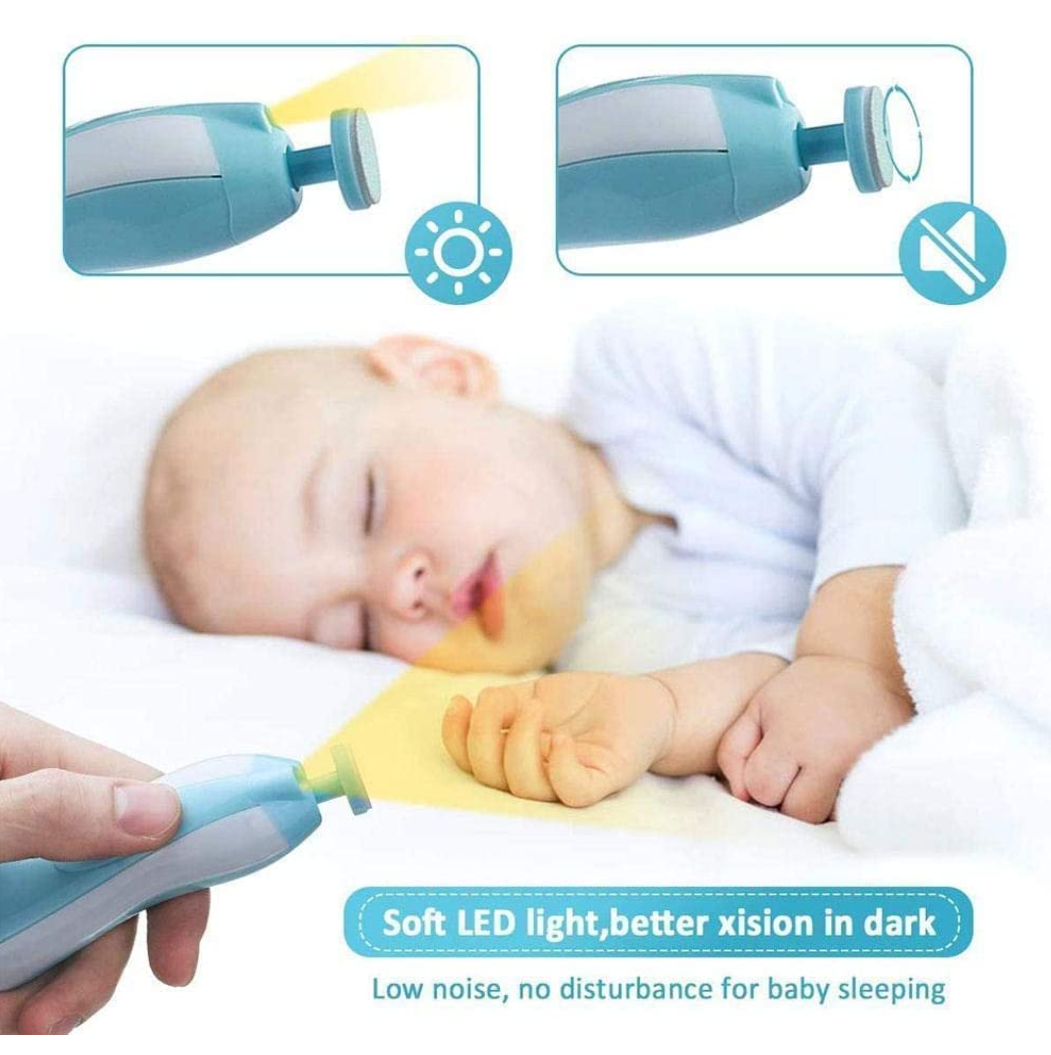 TinyTrim Electric Baby Nail Trimmer – Safe & Gentle Care!