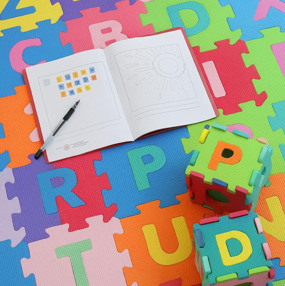 Colorful Foam Alphabet Blocks – Interlocking Educational Puzzle Toy for Kids (pack of 36 Pcs)