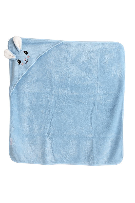 Ultra-Soft Cotton Baby Hooded Bath Towel with Cute Animal Ear Design – Perfect for Newborns & Toddlers