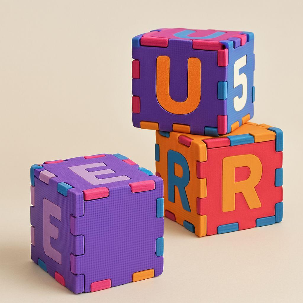 Colorful Foam Alphabet Blocks – Interlocking Educational Puzzle Toy for Kids (pack of 36 Pcs)