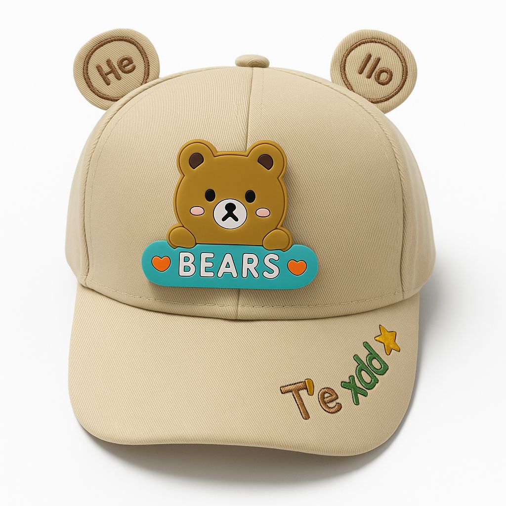Premium Cotton Cap for Kids β UV Protection, Soft & Durable