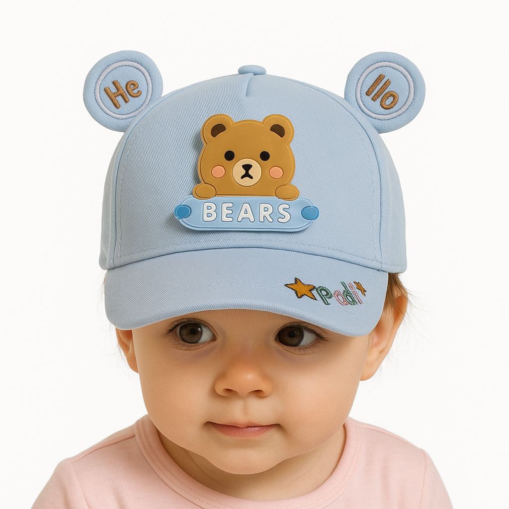 Premium Cotton Cap for Kids β UV Protection, Soft & Durable