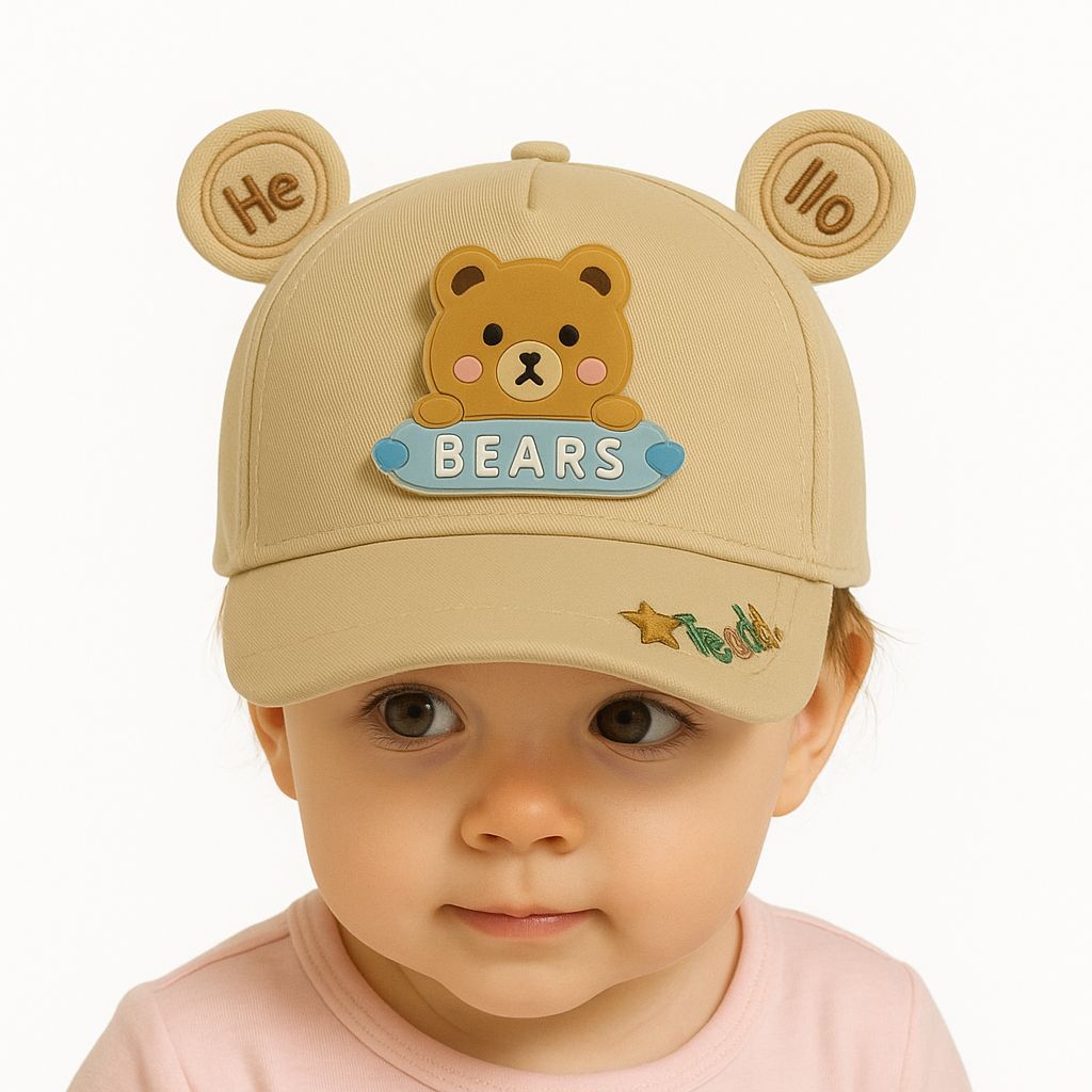 Premium Cotton Cap for Kids β UV Protection, Soft & Durable