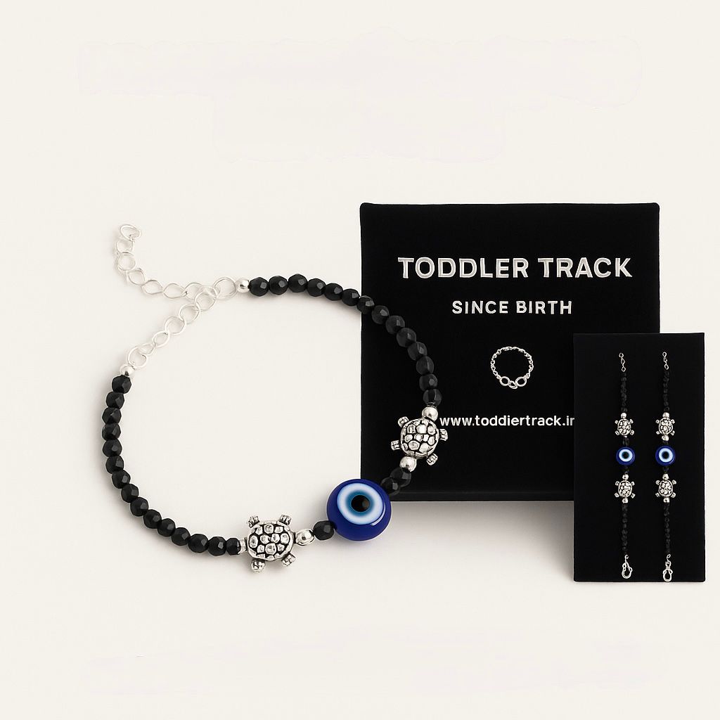 Tiny Guardian: Evil Eye Kids Bracelet (Set Of 2)
