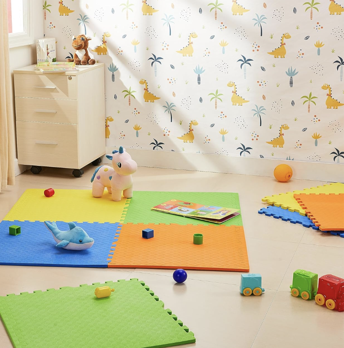 Zig Interlocking Foam Baby Play Mat (2*2 Feet) (PACK OF 8)