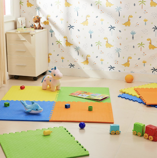 Zig Interlocking Foam Baby Play Mat (2*2 Feet) (PACK OF 8)