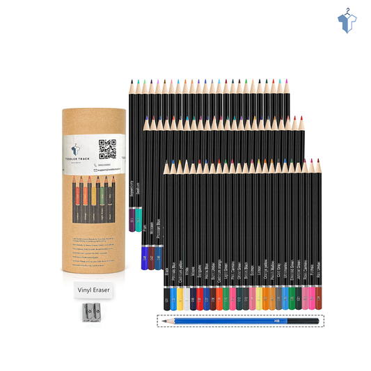 Magic Strokes – Bright & Safe Pencil Colors for Toddlers (72 pcs)