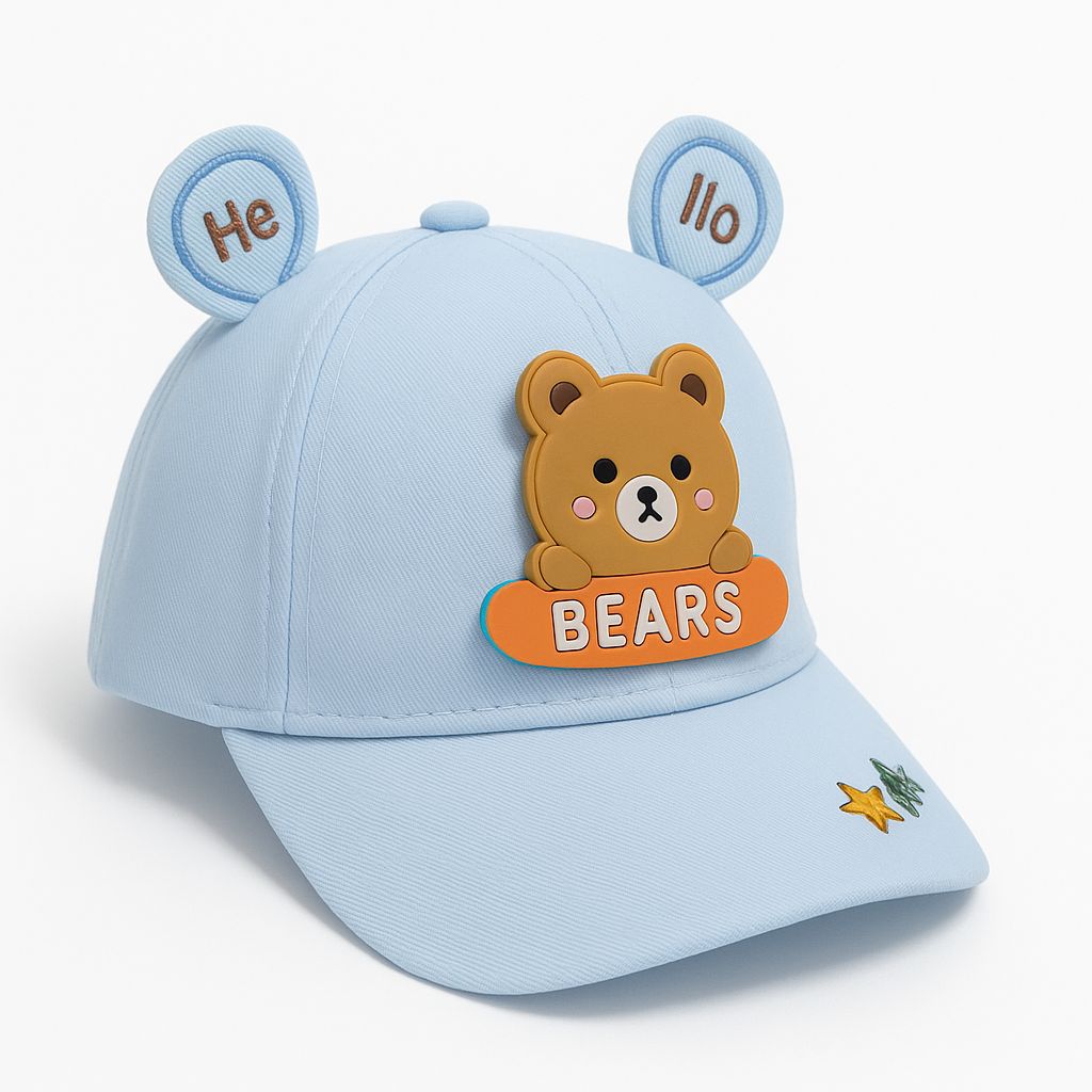 Premium Cotton Cap for Kids – UV Protection, Soft & Durable