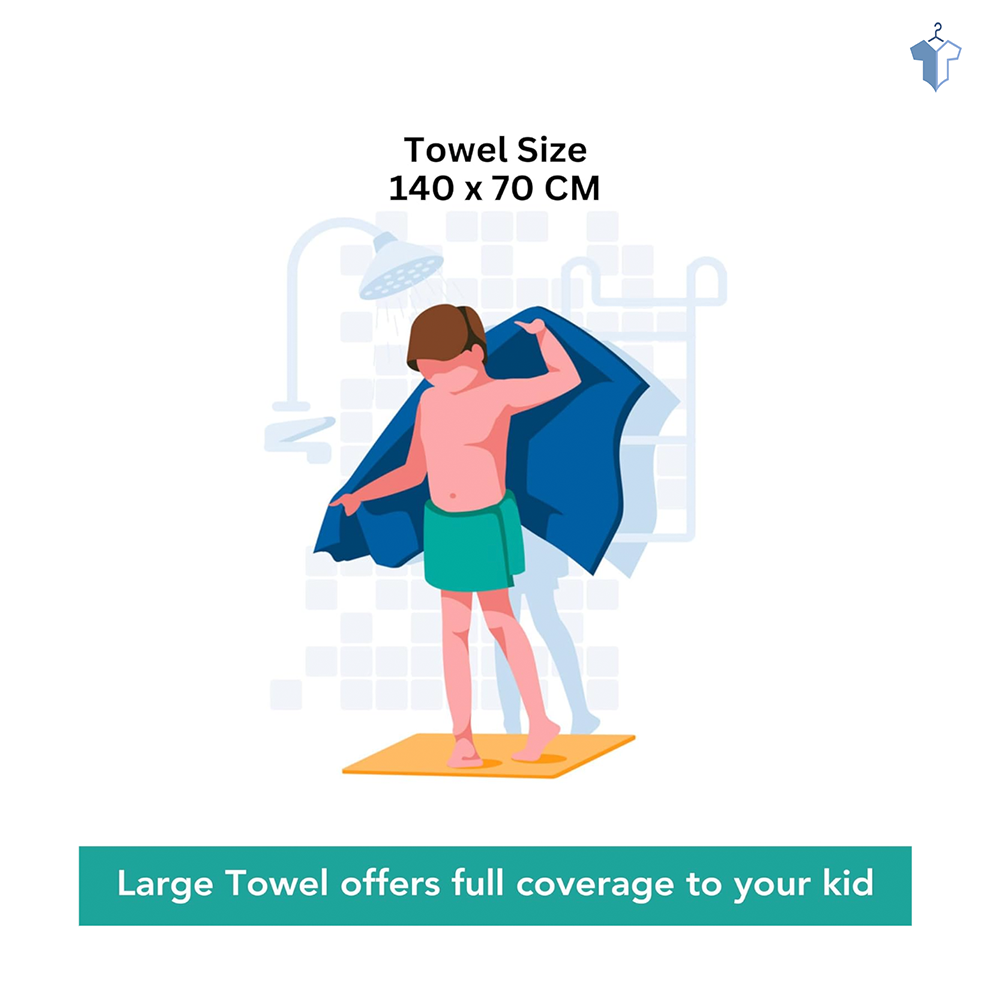 Snuggly, Soft & Super Absorbent – Perfect for Toddlers (100% COTTON)